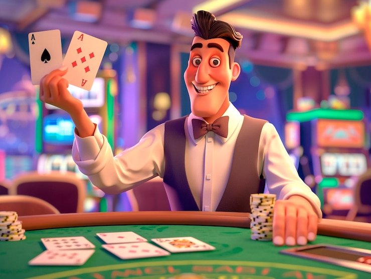 Tampilan layar permainan Fortune Tiger dengan lima gulungan dan simbol-simbol bertema harimau